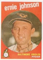 1959 Topps Baseball Cards      279     Ernie Johnson WB